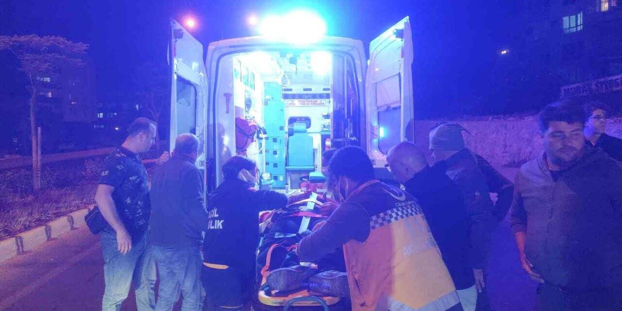 Kamyonete çarpan motosikletin sürücüsü ağır şekilde yaralandı