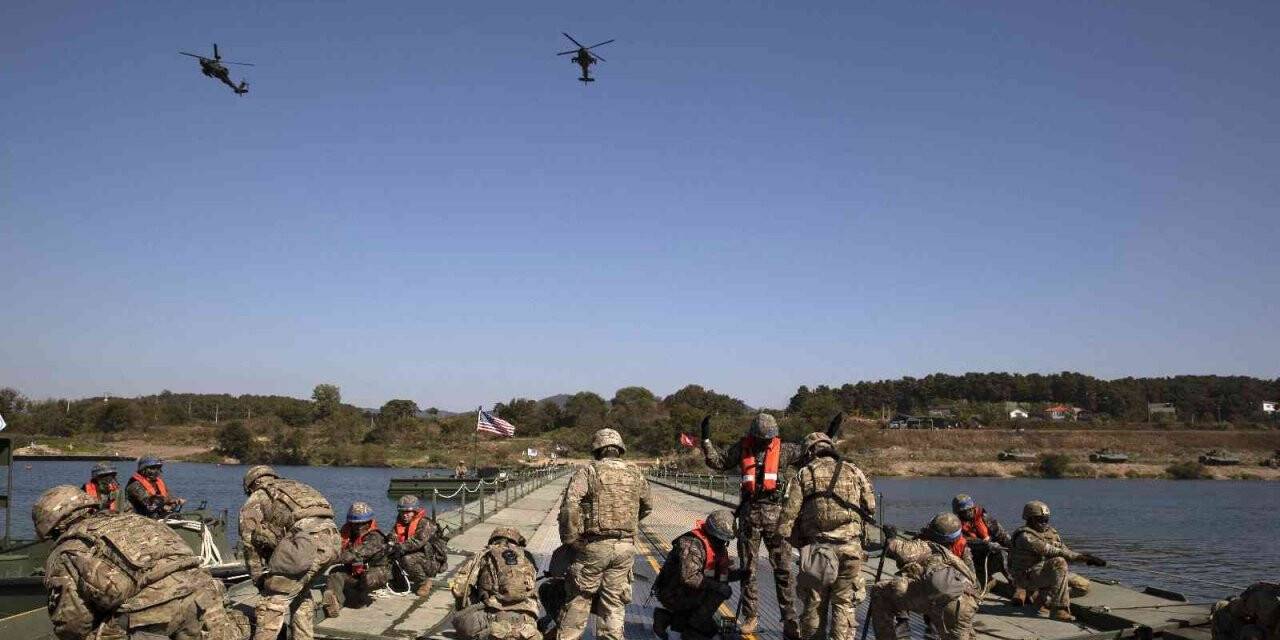 ABD ve Güney Kore’den nehir geçiş tatbikatı