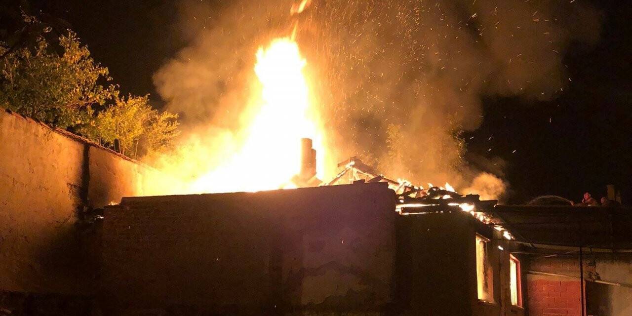 Kırkağaç’ta korkutan yangın