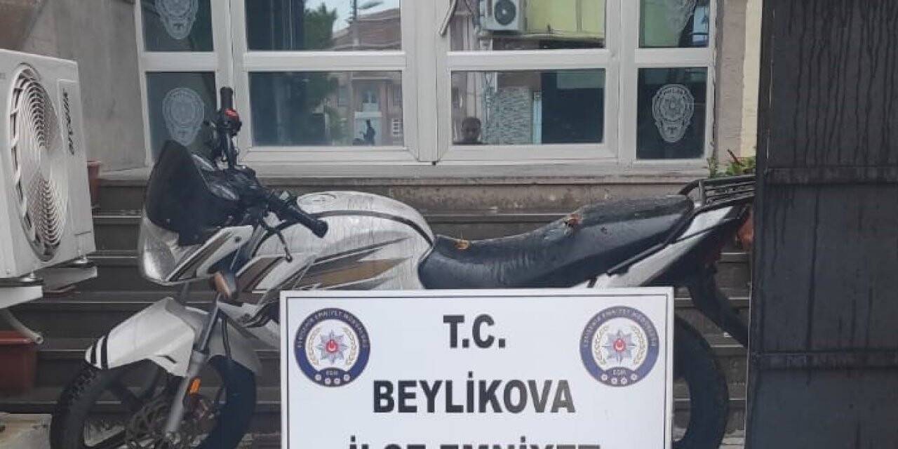 Beylikova’da çalıntı motosiklet bulundu