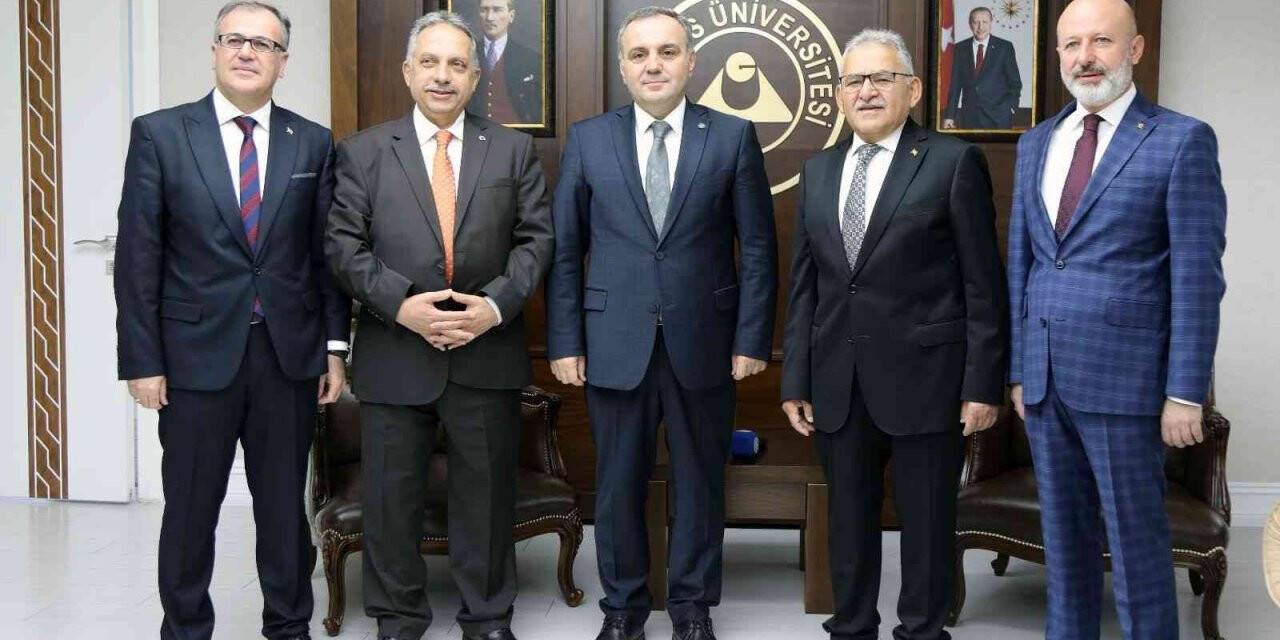 Başkanlardan Rektör Altun’a hayırlı olsun ziyareti