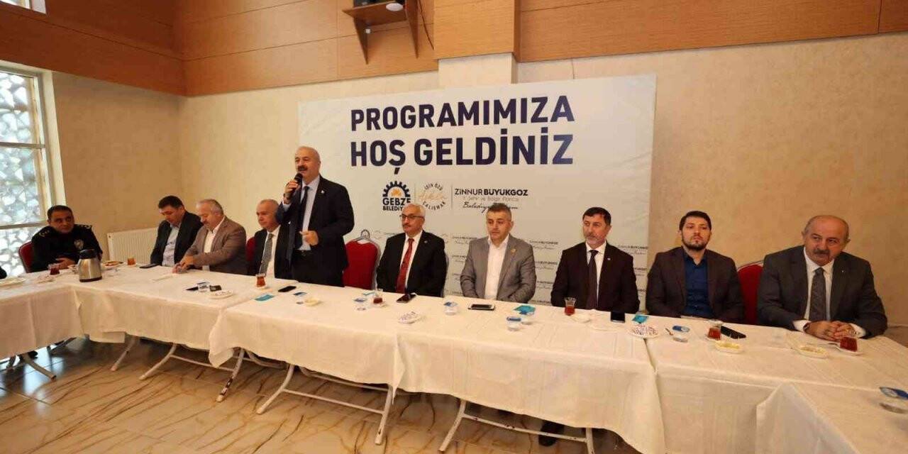 Büyükgöz: "Gebze’mize hizmet yolunda bizim en önemli paydaşımızsınız"