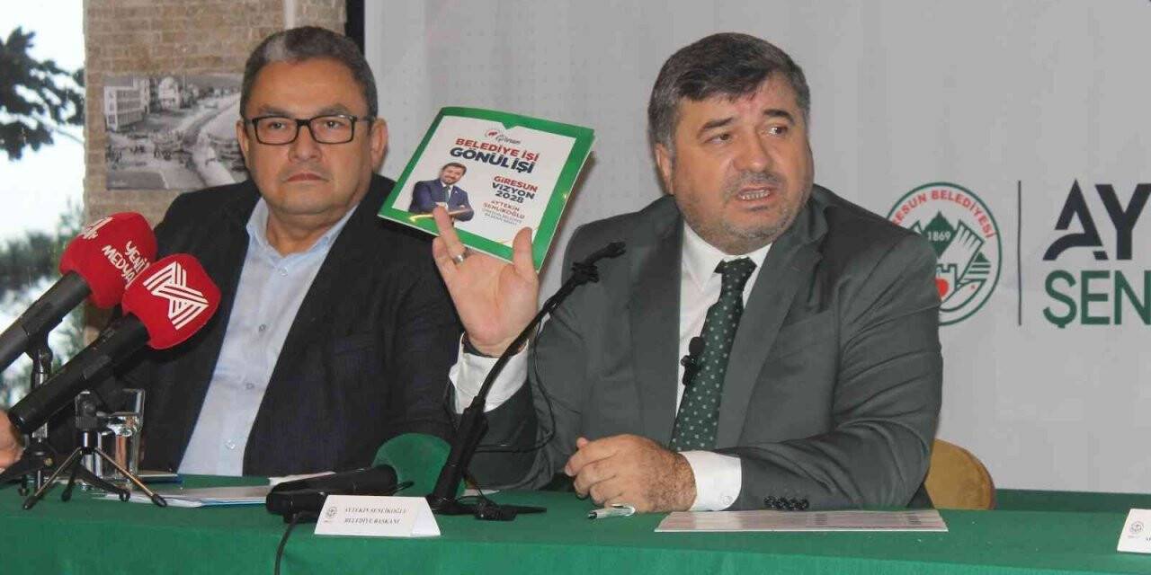 Giresun Belediye Başkanı Aytekin Şenlikoğlu, görevdeki 3,5 yılını değerlendirdi