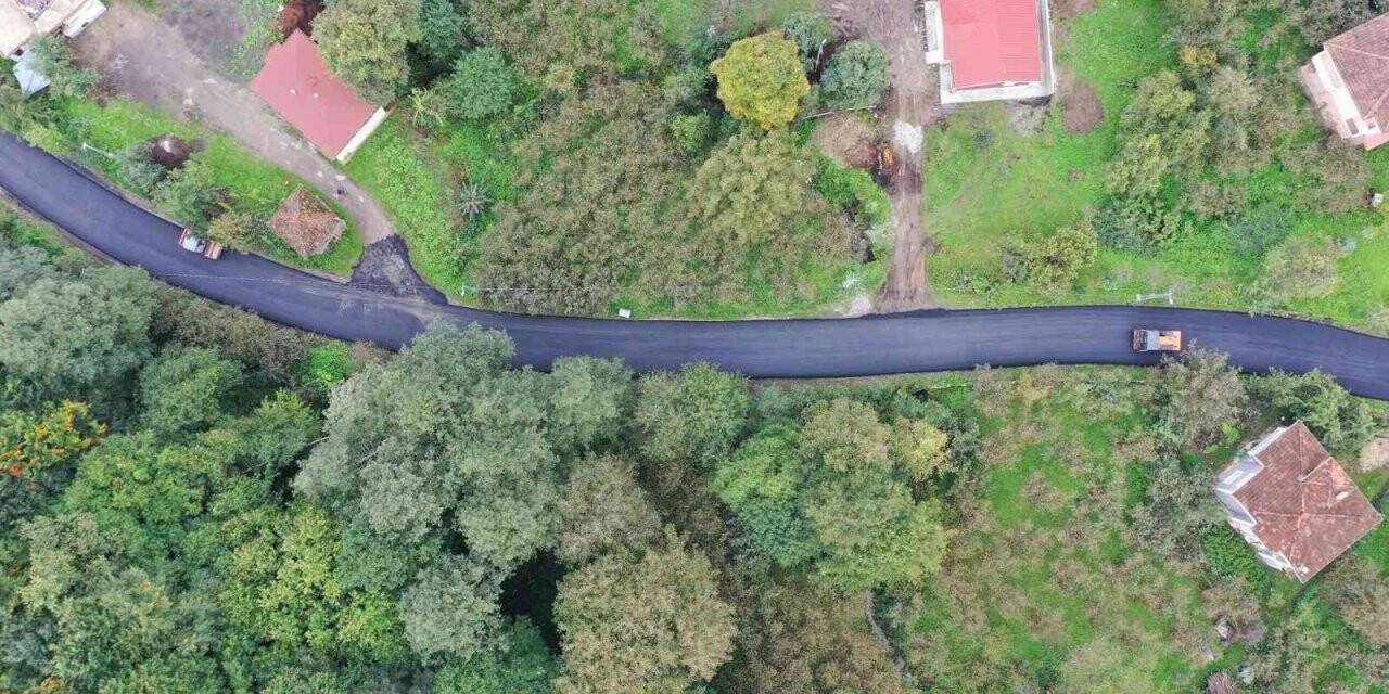 Ünye’ye sıcak asfalt konforu