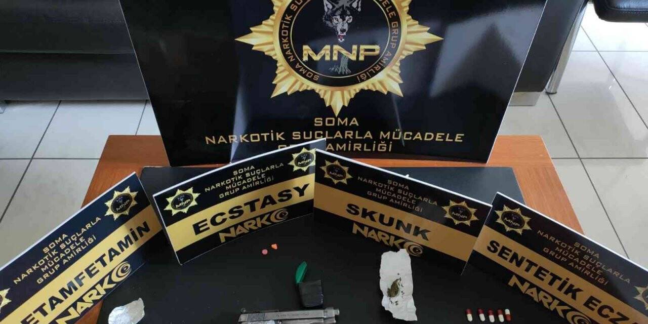 Uyuşturucu ve ruhsatsız tabancayla yakalanan şahıs tutuklandı