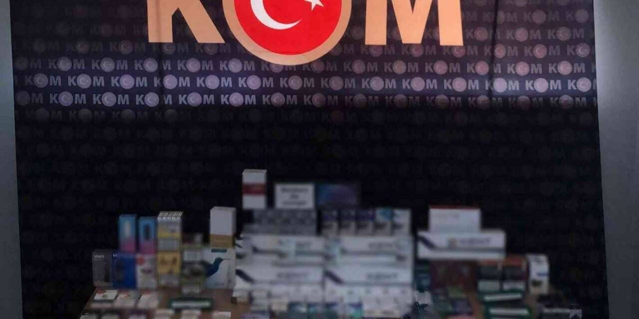 Antalya’da gümrük kaçağı sigara ve tütün ürünleri ele geçirildi