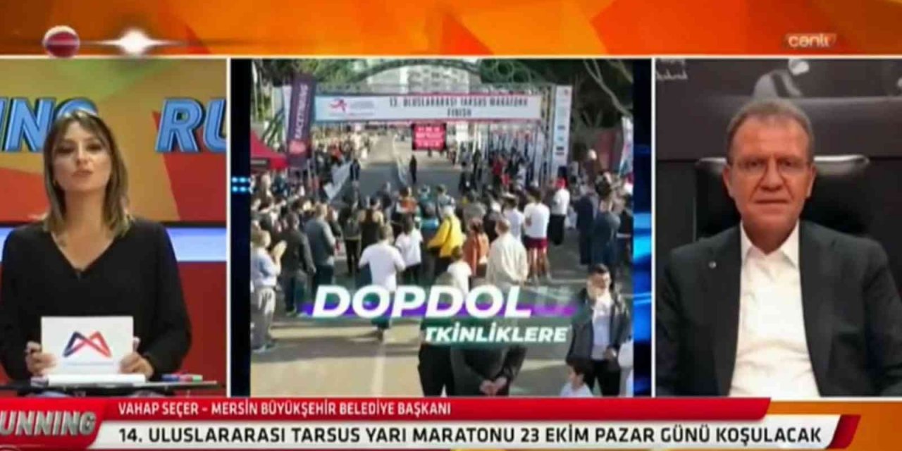 Seçer: "İnsanlar, nice medeniyete ev sahipliği yapmış Tarsus’ta koşacak"