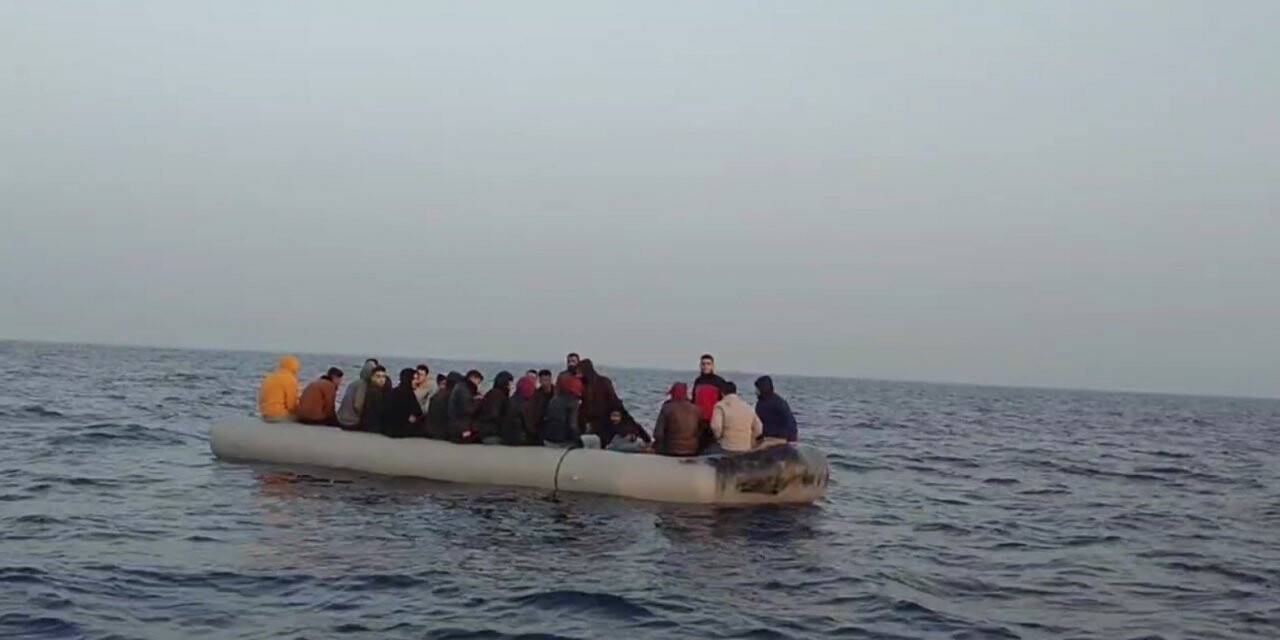Aydın’da 28 düzensiz göçmen kurtarıldı