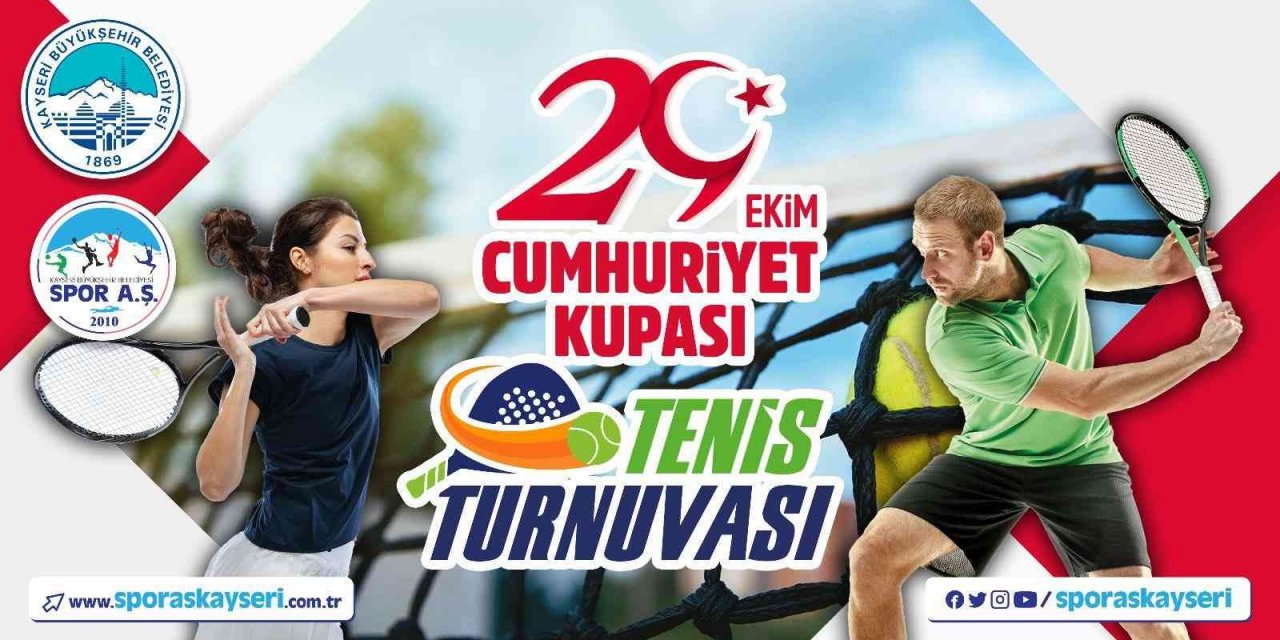 Büyükşehir’den 29 Ekim’e özel tenis turnuvası