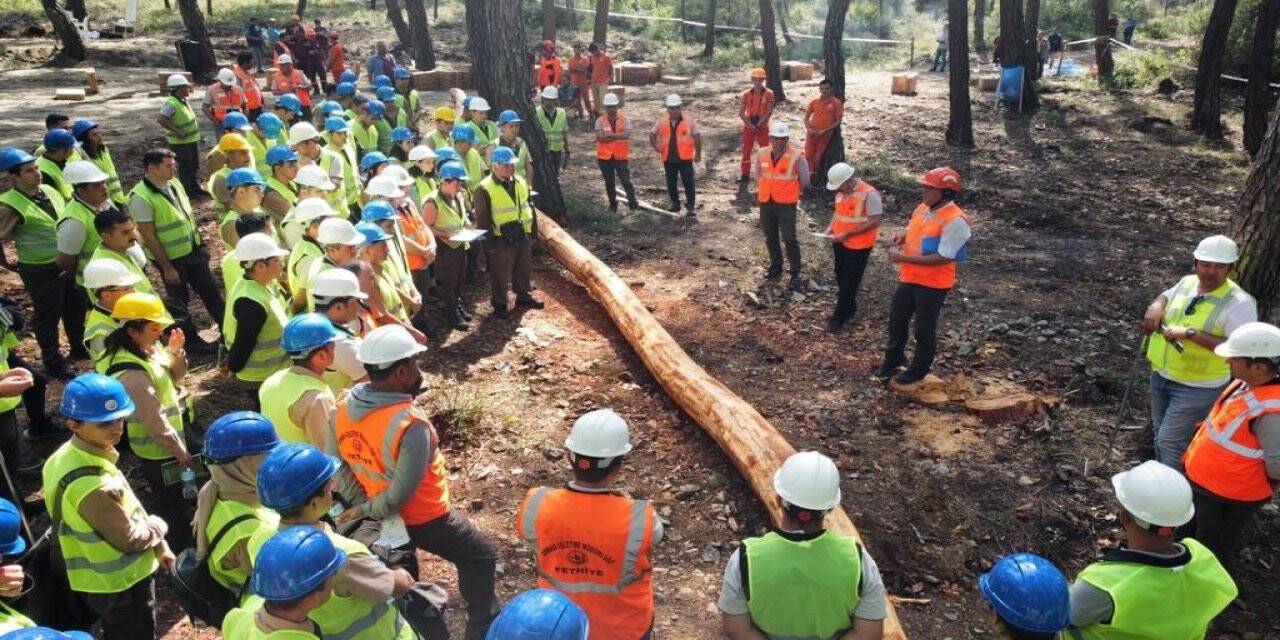 Muğla Orman Bölge Müdürlüğü’nde üretim tatbikatı