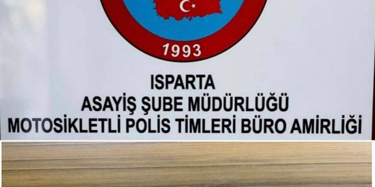 Isparta’da polisin şok uygulamalarında 5 şahıs hakkında adli işlem başlatıldı