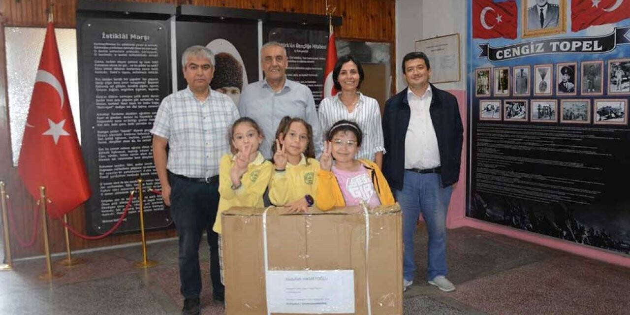 Ortacalı öğrenciler kazandıkları sandalyeyi Kahramanmaraş’a gönderdi