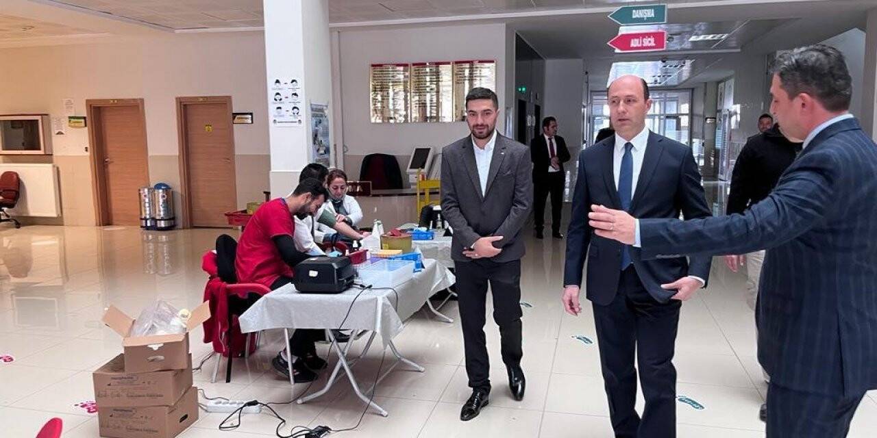 Kars Adliyesinde kan bağışı yapıldı