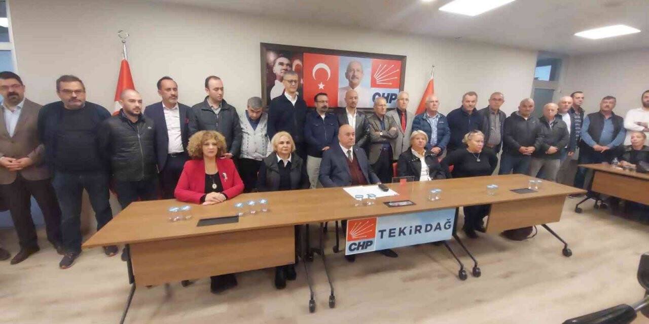 CHP Tekirdağ’dan toplu istifa açıklaması