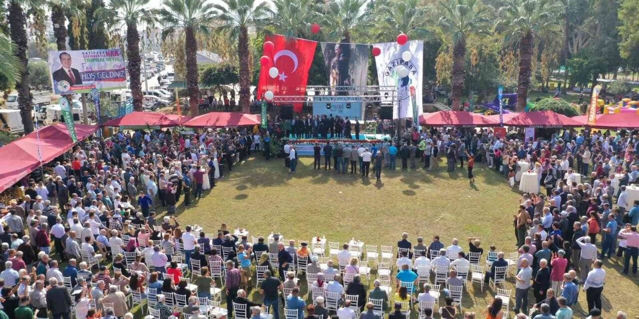 Gazipaşa Çekirdeksiz Nar ve Tropikal Meyve Festivali başladı