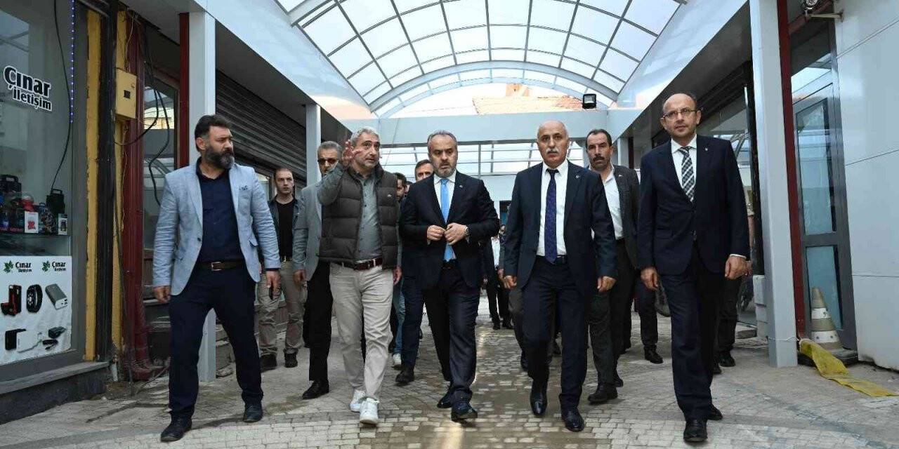 Yenişehir çarşısına konfor geliyor