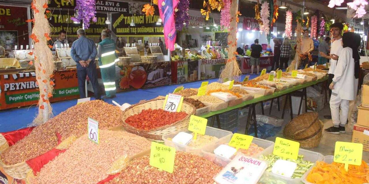 Adıyaman’da yöresel ürünlere yoğun ilgi