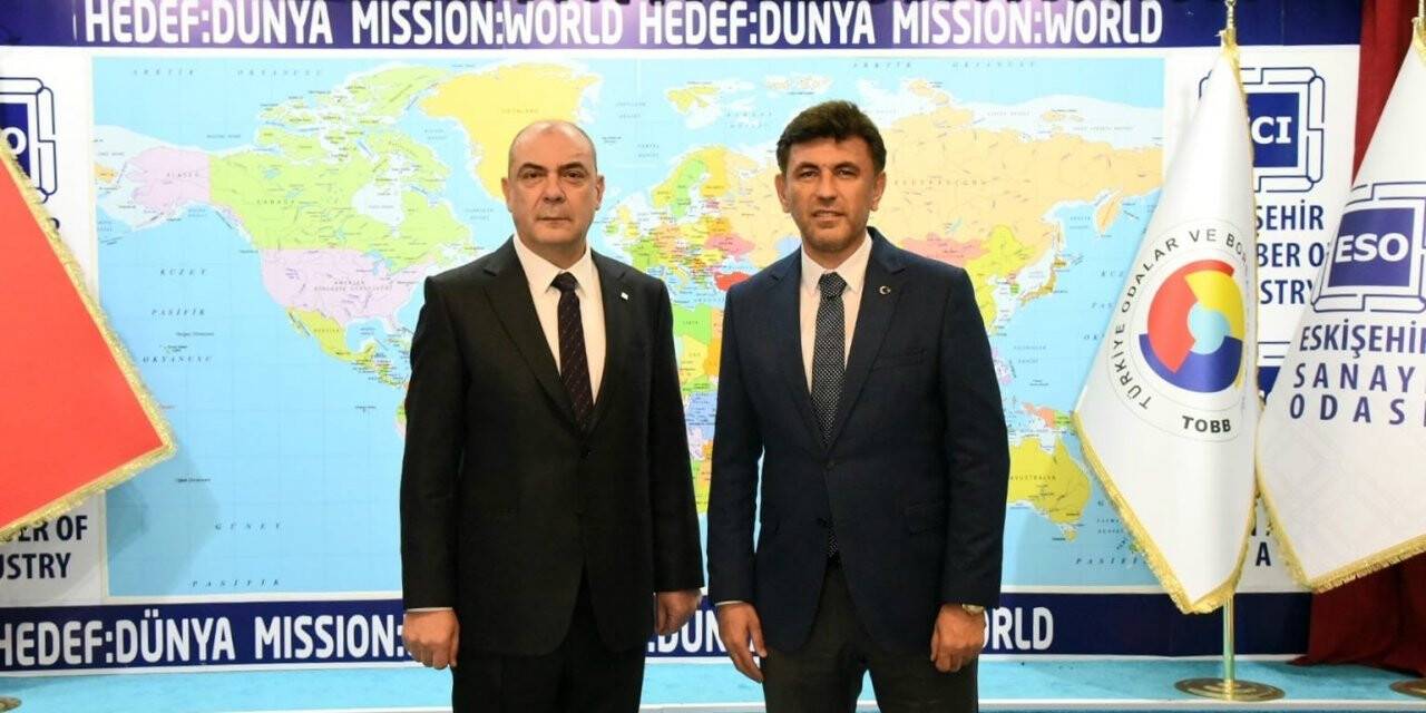 AK Parti İl Başkanı Zihni Çalışkan’dan ESO’ya ziyaret