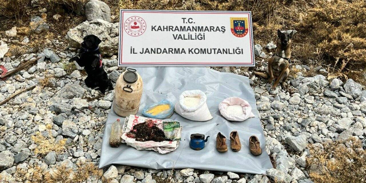 Kahramanmaraş’ta terör örgütüne ait depo bulundu