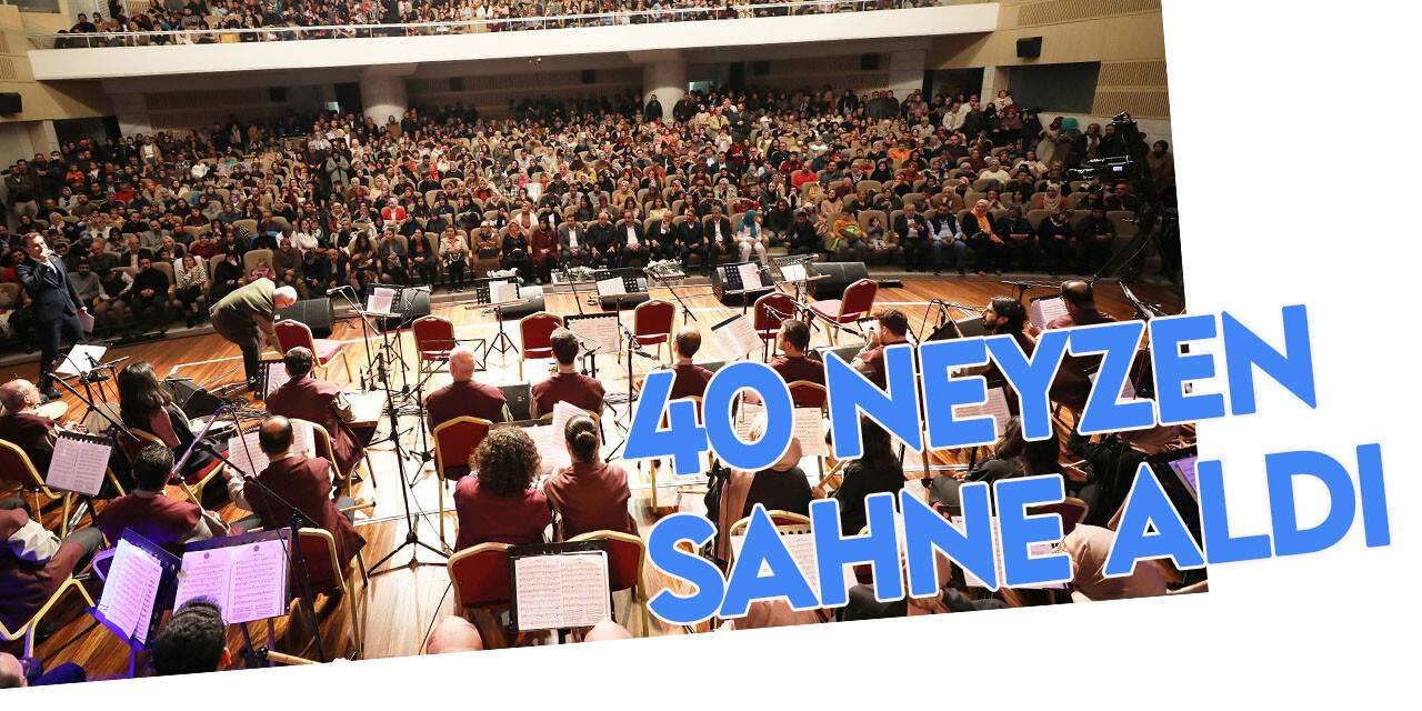 Konya'da "40 Ney Konseri" gerçekleştirildi