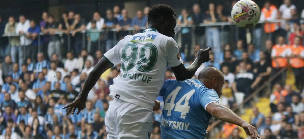 Spor Toto Süper Lig: Adana Demirspor: 1 - Konyaspor: 1 (İlk yarı)