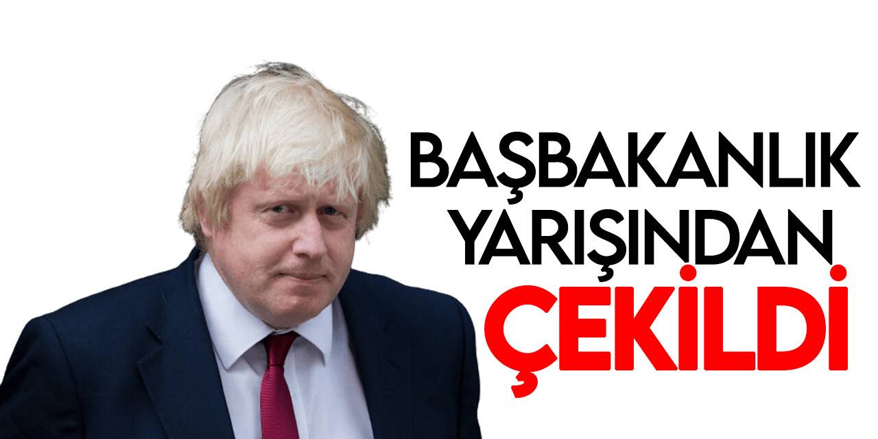 İngiltere’nin eski Başbakanı Johnson başbakanlık yarışından çekildi