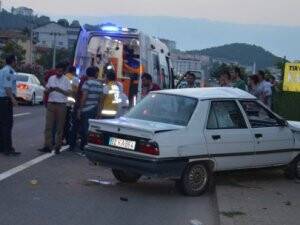 Trafik Kazası: 2 Yaralı