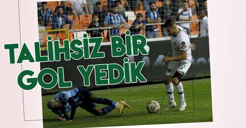 Oğulcan Ülgün: Talihsiz bir gol yedik