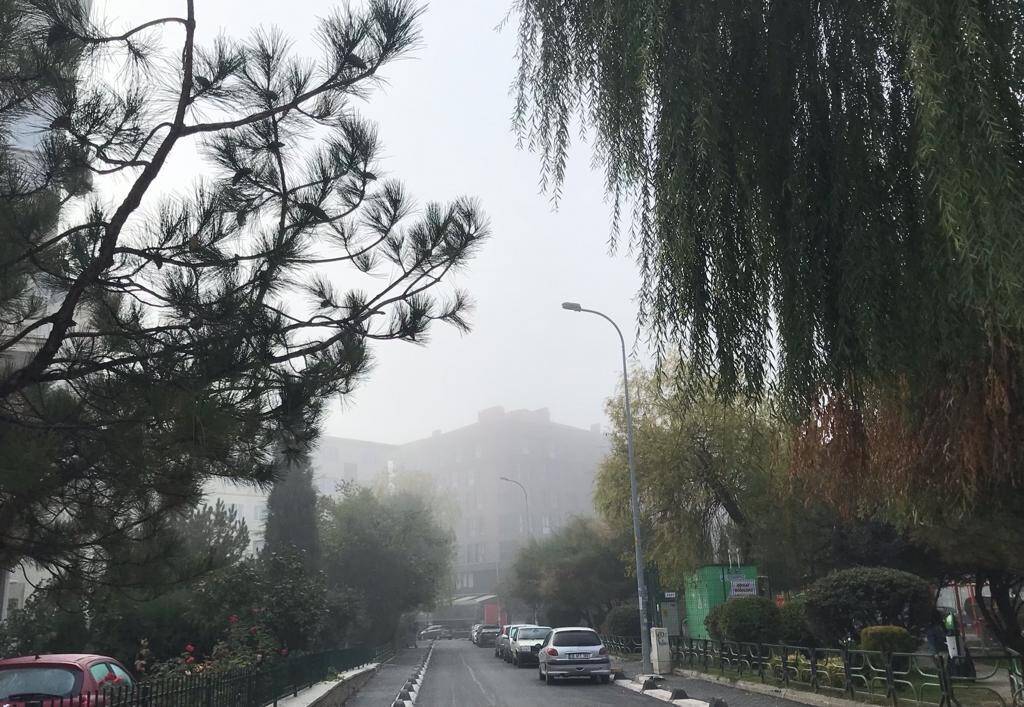 Eskişehir’de sis etkili oldu