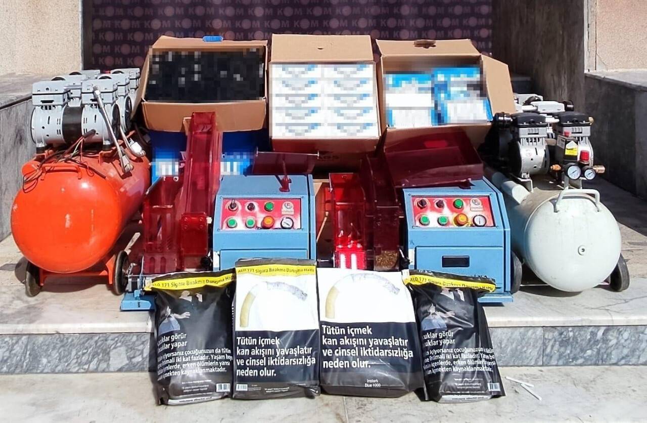 Tekirdağ’da 196 bin makaron ele geçirildi