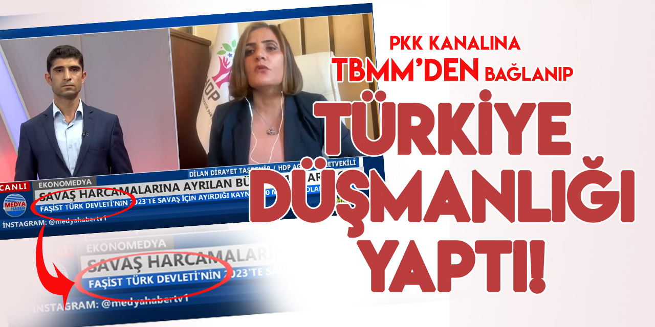 HDP milletvekilinden PKK kanalına TBMM’den canlı bağlantı!