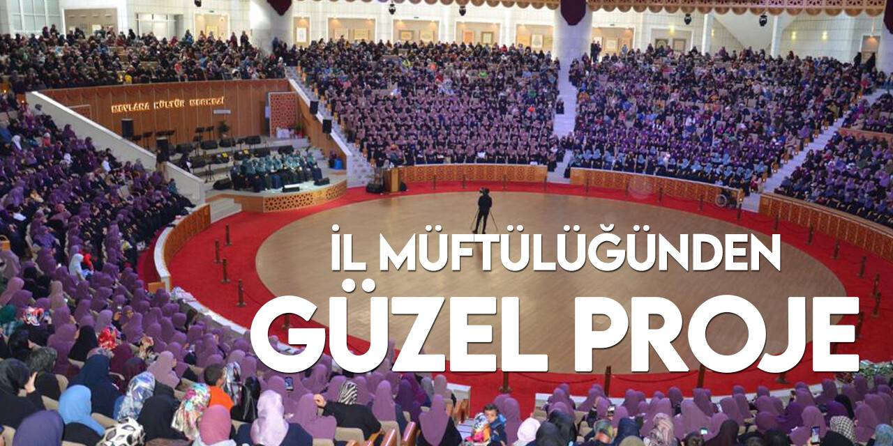 Konya İl Müftülüğünün güzel projesinde taç giyme töreni düzenlendi