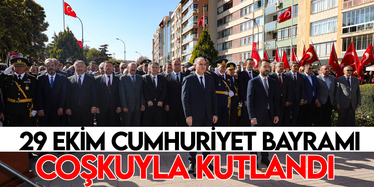 Konya'da 29 Ekim Cumhuriyet Bayramı kutlanıyor
