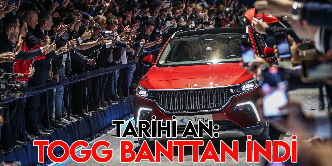 Cumhurbaşkanı Erdoğan Togg direksiyonunda