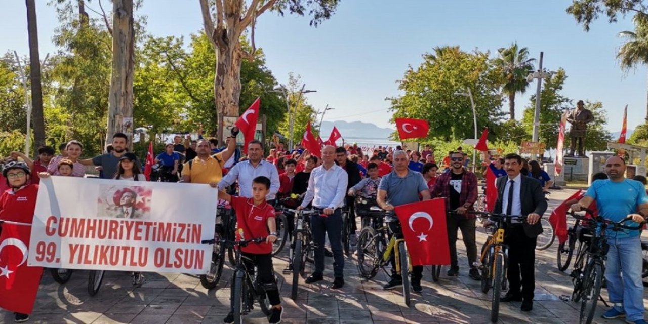 Köyceğiz’de bisiklet turu etkinliği yapıldı