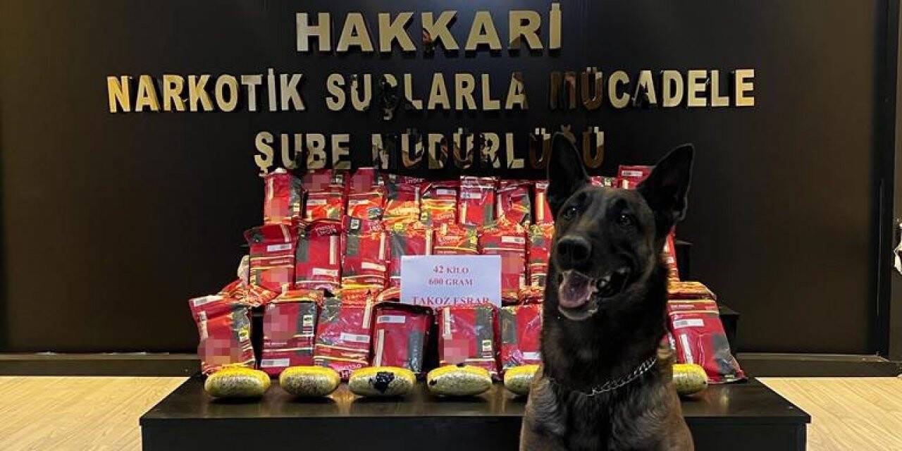 Hakkari’de 47 kilo uyuşturucu ele geçirildi