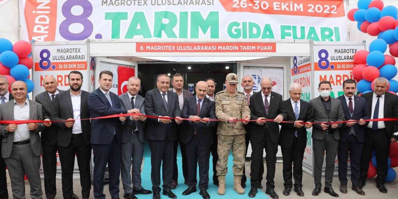 Mardin’de 8. Tarım Ekipmanları, Gıda ve Hayvancılık Fuarı kapılarını açtı