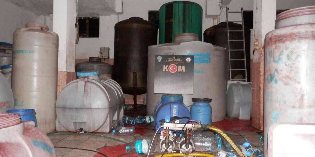 Tekirdağ’da sirke fabrikasında 300 ton sahte şarap ele geçirildi