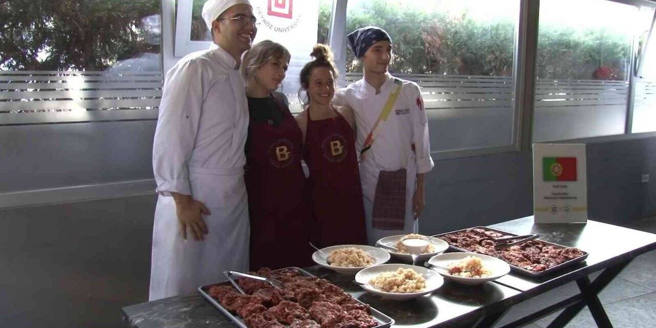 Beykoz’da, Avrupalı gençler ülkelerinin yöresel lezzetlerinin rüzgarını estirdi