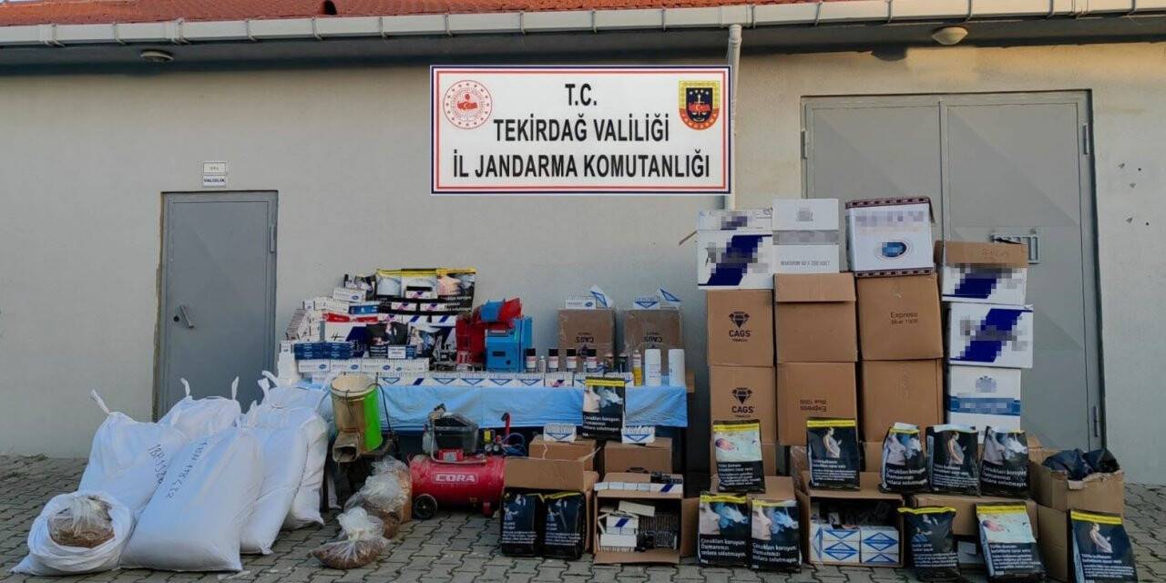 Yarım ton kaçak tütün ele geçirildi