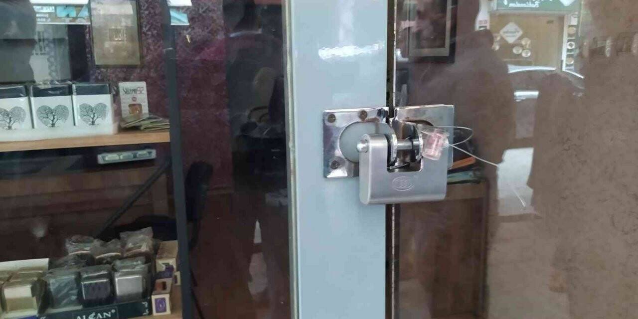 Siirt’te ruhsatsız 2 iş yeri mühürlendi