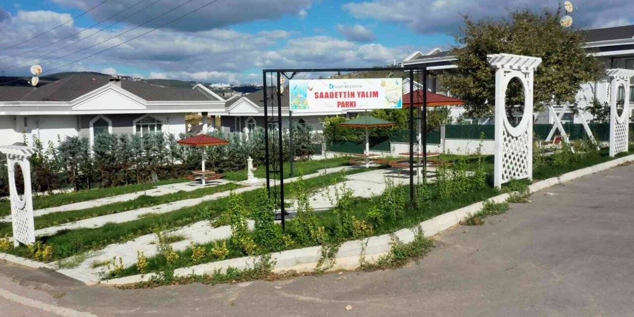 Saadettin Yalım Parkı hizmete açıldı