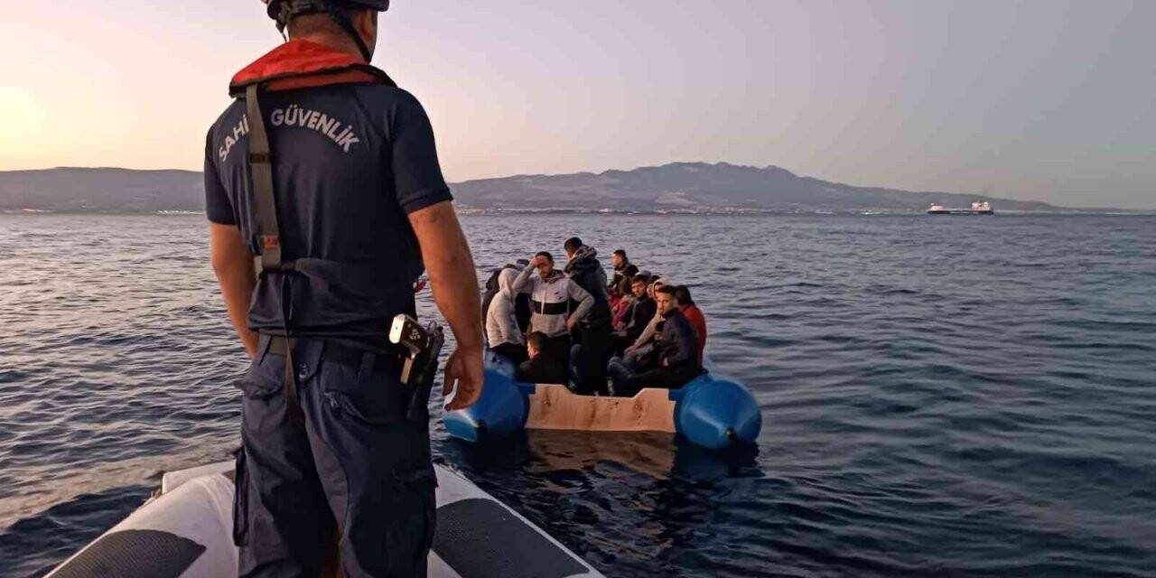 Bodrum’da 30 düzensiz göçmen kurtarıldı
