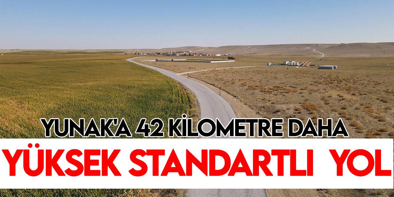 Konya Büyükşehir’den Yunak’a yüksek standartlı mahalle yolları