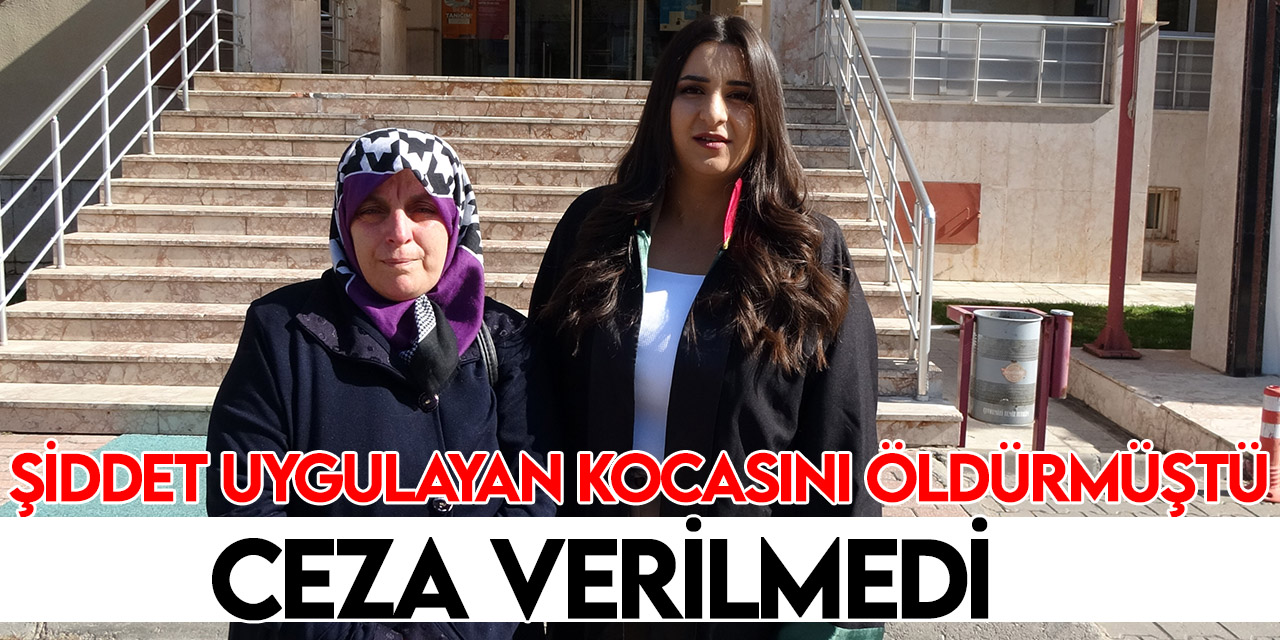 Konya'da şiddet uygulayan kocasını öldüren kadına ceza verilmedi