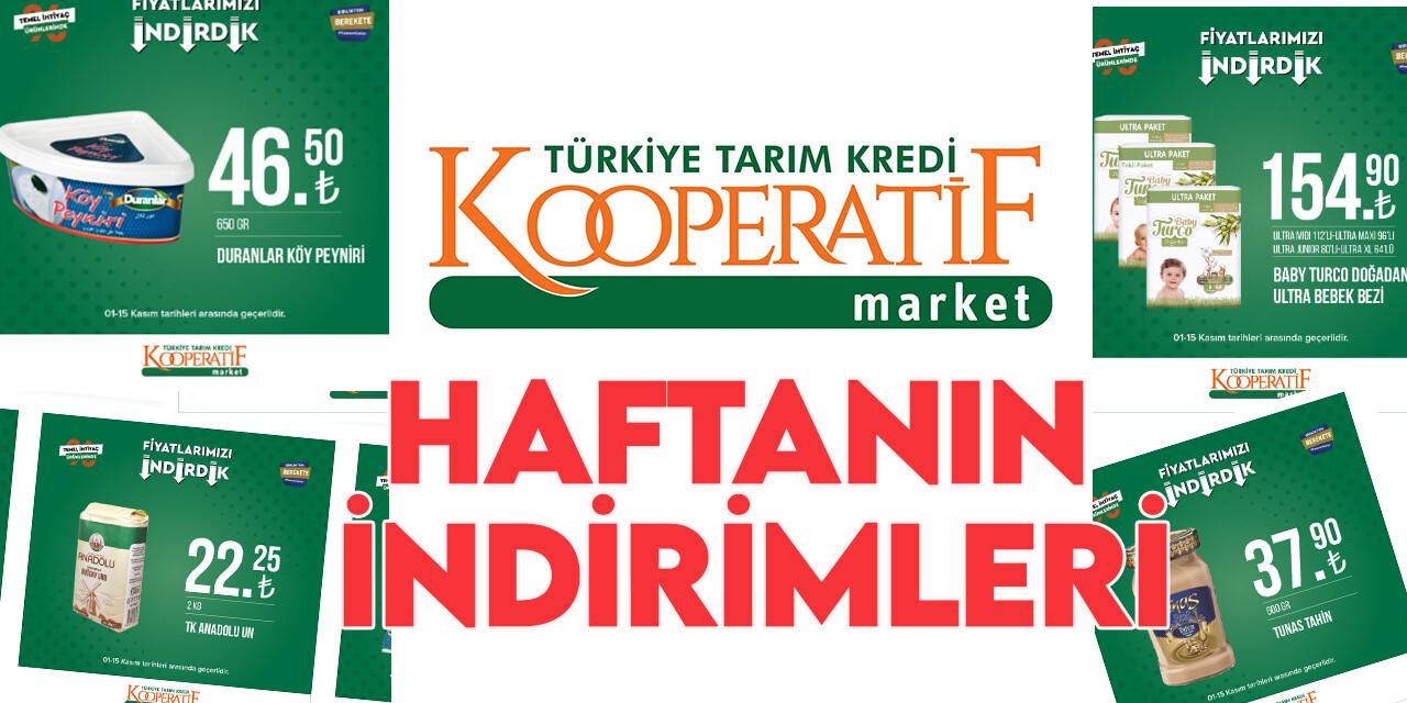 Tarım Kredi Market'te bu haftanın indirimleri
