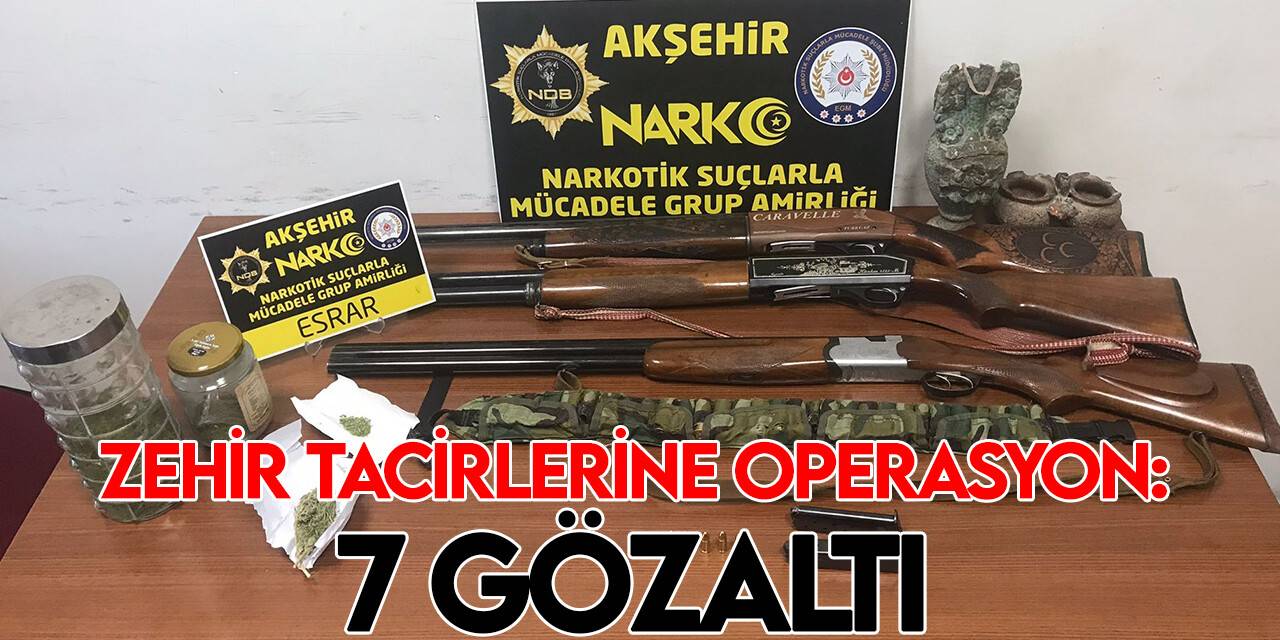 Konya’da polis ve jandarmadan uyuşturucu operasyonu