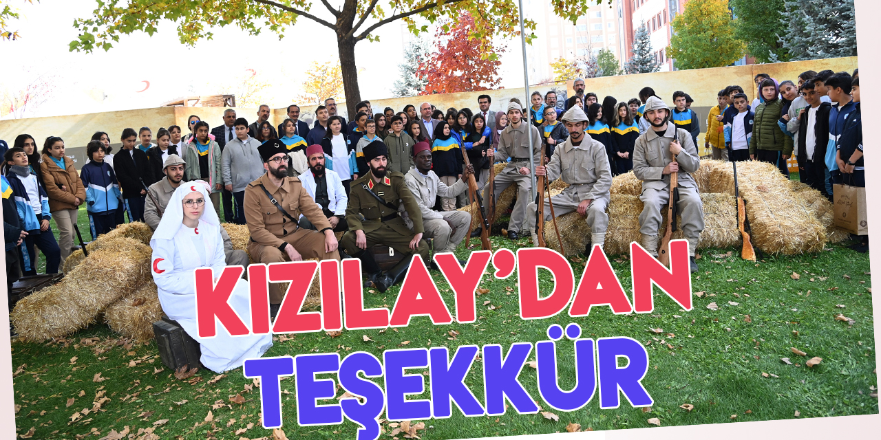 Kızılay'dan Selçuklu Belediyesi'ne teşekkür
