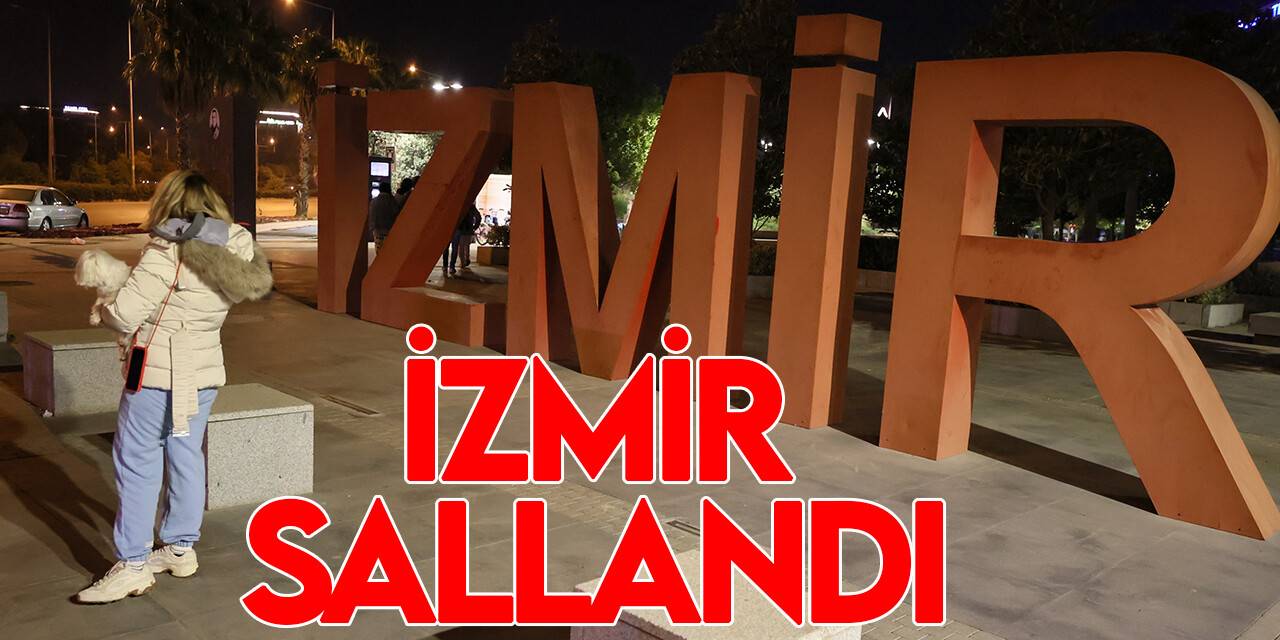 İzmir'de 4,9 büyüklüğünde deprem