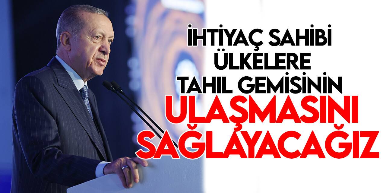 İhtiyaç sahibi ülkelere tahıl gemilerinin ulaşması temin edilecek